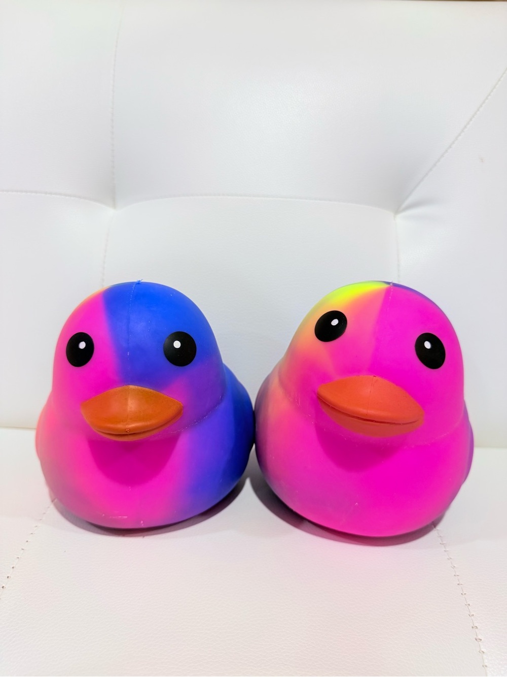 Jumbo Rainbow Duck Squishy 2x